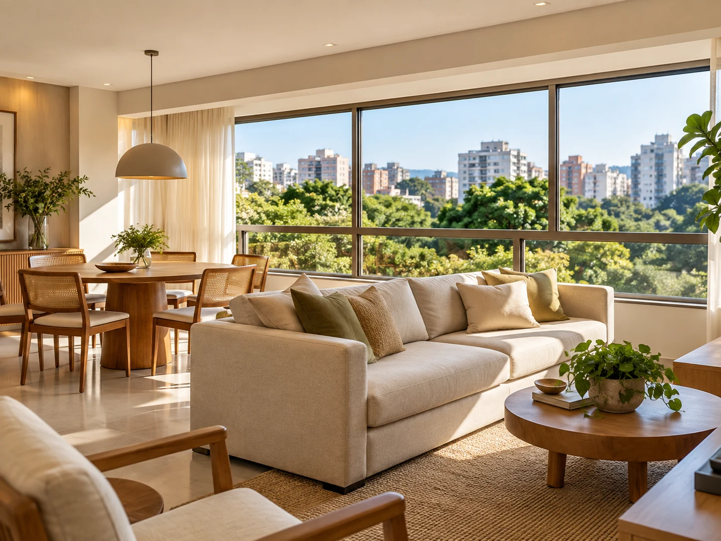 Ambiente residencial acolhedor para encontrar um novo endereço